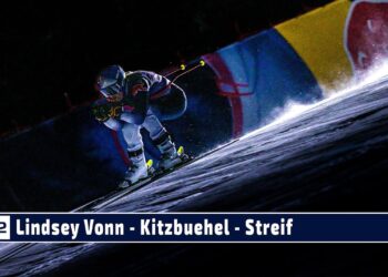 Weltpremiere auf der Streif: Lindsey Vonn auf der schwierigsten Abfahrt der Welt, und das bei Nacht!
