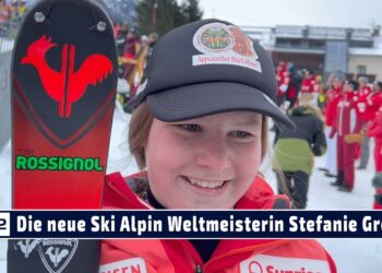 SPORT TV22: Neue Ski Weltmeisterin Stefanie Grob – Siegerin der Abfahrt Alpine Ski WM in St. Anton