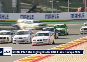 MOTOR TV22: Die Highlights des DTM Classic Cup vom Sonntag in Spa 2022