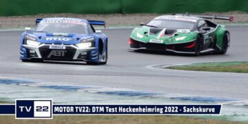MOTOR TV22: DTM Test Hockenheim 2022 – Die ersten Bilder aus der Sachskurve