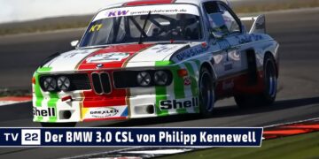 MOTOR TV22: Der BMW 3.0 CSL von Philipp Kennewell beim DTM Classic DRM Cup am Nürburgring 2022