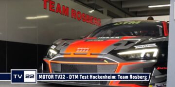 MOTOR TV22: DTM Test Hockenheim – Team Rosberg mit dem Audi R8 LMS
