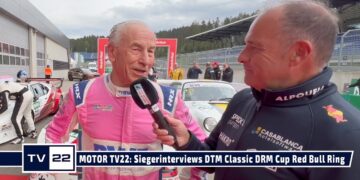MOTOR TV22: Die Siegerstimmen und Interviews vom DTM Classic DRM Cup am Red Bull Ring 2022