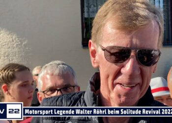 MOTOR TV22: Walter Röhrl beim Solitude Revivial 2022 mit dem Porsche 911 GT3 RS vom Typ 996