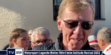 MOTOR TV22: Walter Röhrl beim Solitude Revivial 2022 mit dem Porsche 911 GT3 RS vom Typ 996