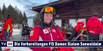 SPORT TV22: Die Vorbereitungen zum FIS Damen Slalom auf der Seewaldalm 2022