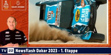 MOTOR TV22: Die 1. Etappe Autos – Newsflash Rally Dakar 2023: Sainz gewinnt vor Loeb und Ekström