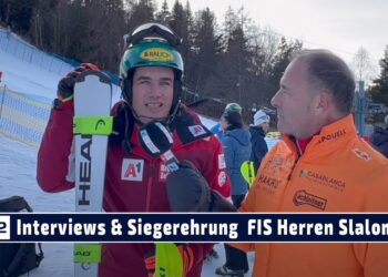 SPORT TV22: Die Interviews und die Siegerehrung beim FIS Herren Slalom auf der Seewaldalm 2022