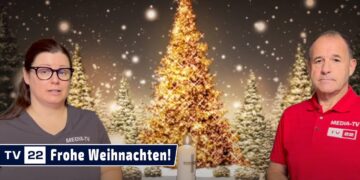 Weihnachtsgrüße von TV22 – Wir wünschen Euch ein frohes Fest und einen guten Rutsch ins neue Jahr!