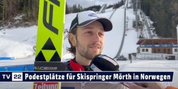 MOTOR TV22: Skispringer Francisco Mörth fliegt mit neuem Kopfsponsor zu 2 Podestplätze in Norwegen