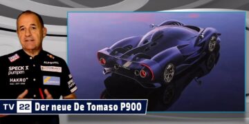 MOBIL TV22: Der neue De Tomaso P900 und sein Vorgänger der De Tomaso P72