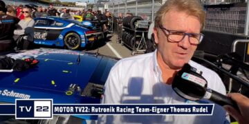 MOTOR TV22: Rutronik Racing Team-Eigner und CEO Ruktronic Thomas Rudel beim ADAC GT Masters Finale