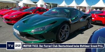 MOTOR TV22: Ferrari Lifestyle mit dem Ferrari Club Deutschland beim Oldtimer Grand Prix Nürburgring