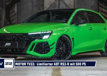 MOBIL TV22: Der ultimative Premium Kompakte – limitierter ABT RS3-R mit 500 PS und Carbon-Aeropaket