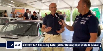 MOTOR TV22: Hans-Jörg Götzl (MotorKlassik) beim Solitude Revival unterwegs mit dem Porsche Museum