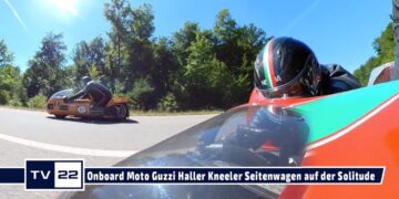 Onboard auf dem Moto Guzzi Haller Kneeler Gespann mit Werner Köhle & Manuel Stadler auf der Solitude