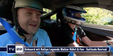 MOTOR TV22: Onboard mit Rallye Legende Walter Röhrl und einem großen Fan beim Solitude Revival 2022