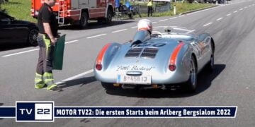 MOTOR TV22: Arlberg Bergrennen 2022 – die ersten Bilder vom Start mit Sound