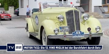 MOTOR TV22: Die 13. VINO MIGLIA bei der Durchfahrt durch Oetz
