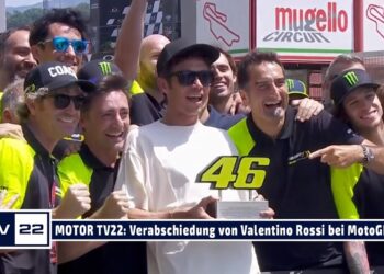 Ciao Vale! Valentino Rossi Verabschiedung des 9-fach Weltmeister bei der MotoGP in Mugello 2022