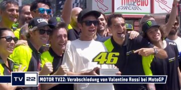Ciao Vale! Valentino Rossi Verabschiedung des 9-fach Weltmeister bei der MotoGP in Mugello 2022