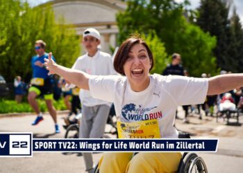 SPORT TV22: Wings for life World Run mit dem Kini Shop im Zillertal in Tirol