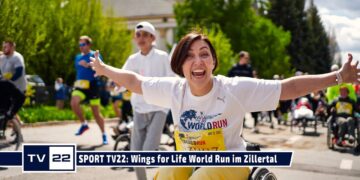 SPORT TV22: Wings for life World Run mit dem Kini Shop im Zillertal in Tirol