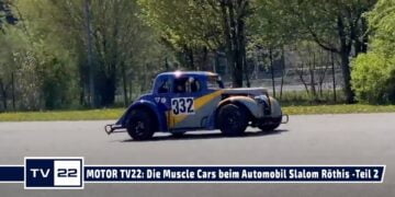 MOTOR TV22: Die Muscle Cars beim Automobil Slalom Drivingcamp Röthis  2022 – Teil 2