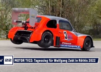 MOTOR TV22: Wolfgang Zobl ist Tagessieger beim Automobil Slalom Drivingcamp Röthis  2022