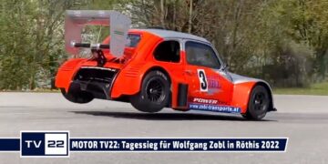 MOTOR TV22: Wolfgang Zobl ist Tagessieger beim Automobil Slalom Drivingcamp Röthis  2022