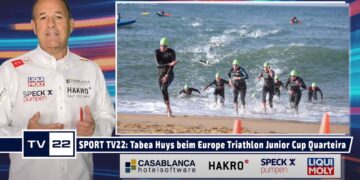 SPORT  TV22: Top10 Platz für Triathletin Juniorin Tabea Huys bei Saisonauftakt in Quarteira