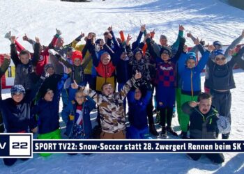 SPORT TV22: Snow-Soccer statt 28. Zwergerl Rennen bei der Seewaldalm mit dem Schiklub Telfs