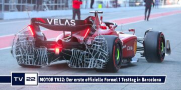 MOTOR TV22: Formel 1 Tests in Barcelona Red Bull Racing, Williams Racing, Ferrari, Mercedes – Tag 1