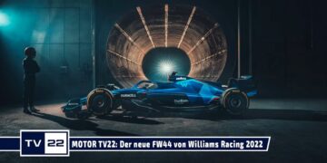 MOTOR TV22: Der neue Williams Racing FW44 – das Formel 1 Auto aus Grove für die Saison 2022