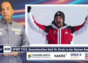 SPORT TV22: Historisches Gold für Johannes Strolz in der Alpinen Kombination in Peking 2022