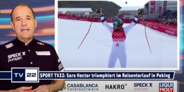 SPORT TV22: Gold für Sara Hector bei Olympischem Riesentorlauf in Peking vor Brignone & Gut-Behrami