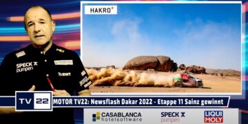 MOTOR TV22 Newsflash Dakar 2022 – Etappe 11 Sainz gewinnt und Al-Attiyha weiterthin Gesamtführender