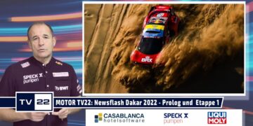 MOTOR TV22 Newsflash Dakar 2022 – Prolog und  Etappe 1: Matthias Walkner auf Platz 3