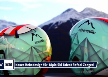 SPORT TV22: Neues Helmdesign für Alpin Ski Talent Rafael Zangerl