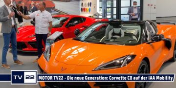 Corvette C8 Stingray – Die neue Generation exklusiv auf der IAA Mobility in München – MOTOR TV22