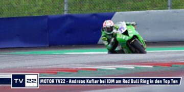 MOTOR TV22: Motorrad Rennfahrer Andreas Kofler fährt am Red Bull Ring zwei Mal in die Top Ten