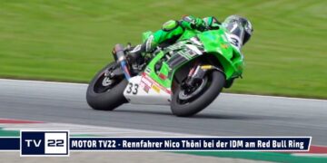 MOTOR TV22: Motorrad Rennfahrer Nico Thöni beim Heimrennen auf dem Red Bull Ring