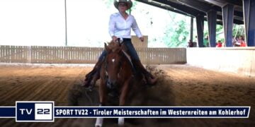 SPORT TV22: Tiroler Meisterschaften im Westernreiten am Kohlerhof in Volders – Reining Highlights