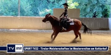 SPORT TV22: Tiroler Meisterschaften im Westernreiten am Kohlerhof in Volders – Reining Samstag