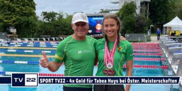 SPORT TV22: Tabea Huys holt sich vier Goldmedaillen bei den Staatsmeisterschaften im Schwimmen