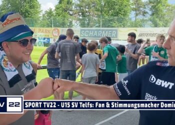 SPORT TV22: U15 SV Telfs – Fan und Stimmungsmacher Dominik Monz im TV22 Interview