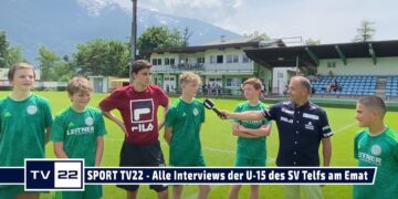 SPORT TV22: Alle Interviews der U-15 des SV Telfs nach dem Gruppensieg am Emat