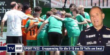 SPORT TV22: Gruppensieg in der „Blitzmeisterschaft 2021“ für die U-15 Mannschaft des SV Telfs