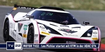 MOTOR TV22: Leo Pichler startet mit einem KTM X-Bow GT4 in der ADAC GT4 Germany beim Razoon Team