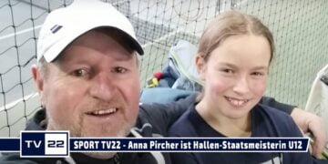 SPORT TV22: Anna Pircher ist Hallen-Staatsmeisterin und Hallen-Doppel-Staatsmeisterin U12 2021